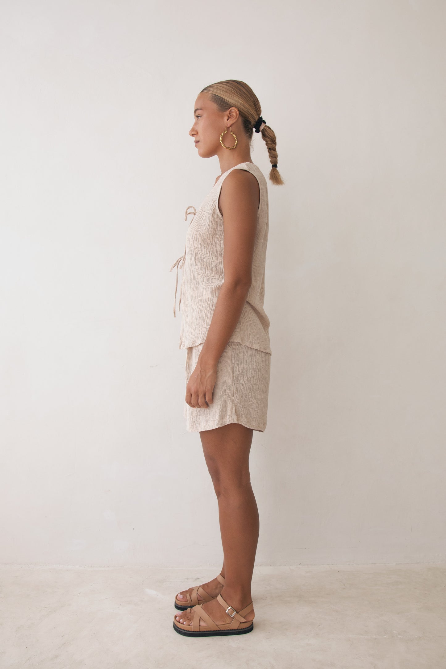 Jasmine Short Sleeve - Natural