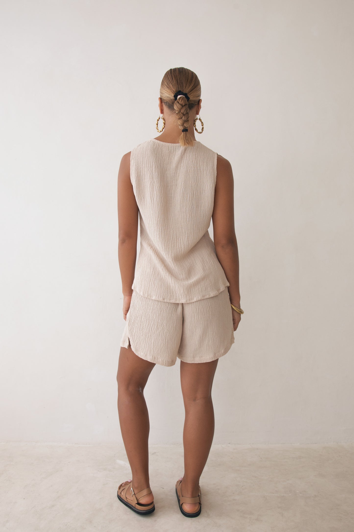 Jasmine Short Sleeve - Natural