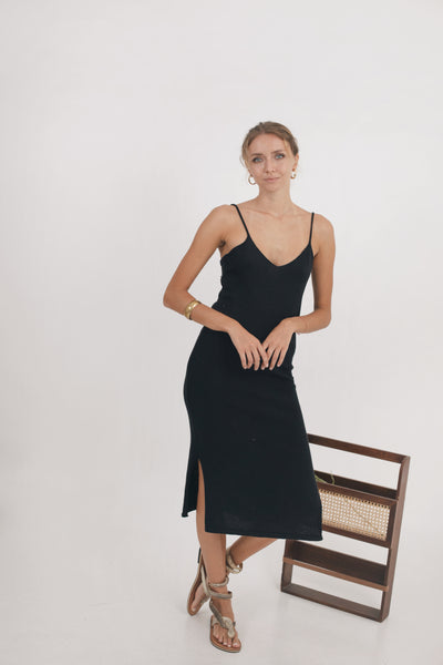 Keeley Knit Dress - Black