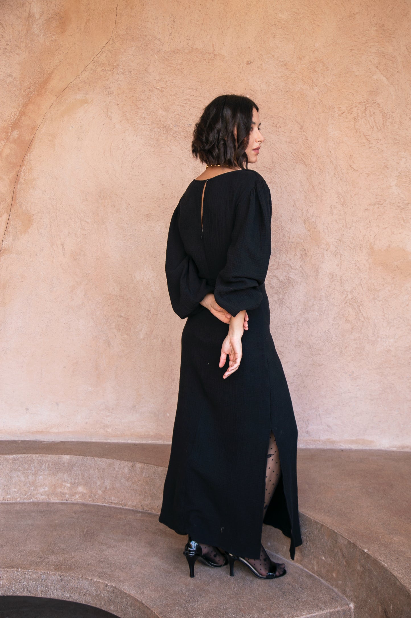 Julia  Maxi Dress -  Black