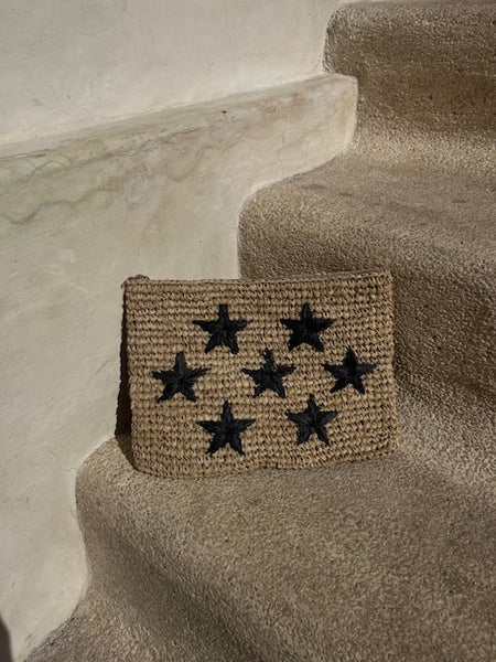 Clutch Raffia Star Bag Natural